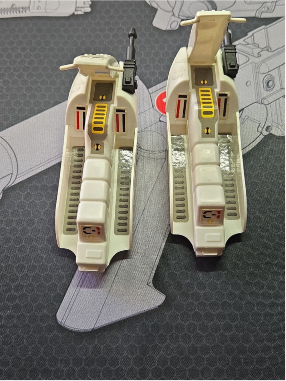 2 LANARD CORPS S.T.A.R. STAR FORCE Vehicle (Jet Ski) Space Sled Vintage - Picture 5 of 7